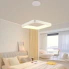 LED design mennyezeti lámpa 55W, 4000 lm, 3000K-6500K fényszínváltós, dimmelhető, RF távirányító, IP