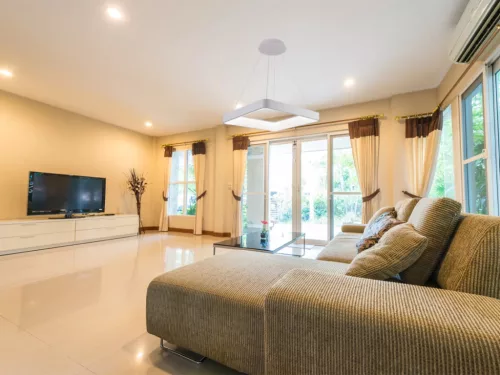 LED design mennyezeti lámpa 55W, 4000 lm, 3000K-6500K fényszínváltós, dimmelhető, RF távirányító, IP