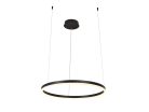 LED design mennyezeti lámpa 42W, 2800 lm, 3000K-6500K, fekete, IP20, 600mm - J4378/B