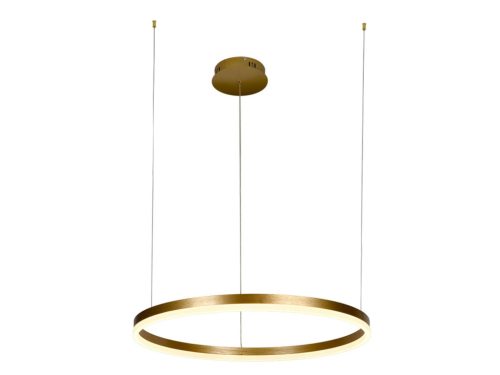 LED design mennyezeti lámpa 42W, 2800lm, 3000K-6500K, IP20, Ø600 mm, arany - J4378/G