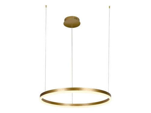 LED design mennyezeti lámpa 42W, 2800lm, 3000K-6500K, IP20, Ø600 mm, arany - J4378/G