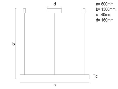 LED design mennyezeti lámpa 42W, 2800lm, 3000K-6500K, IP20, Ø600 mm, arany - J4378/G