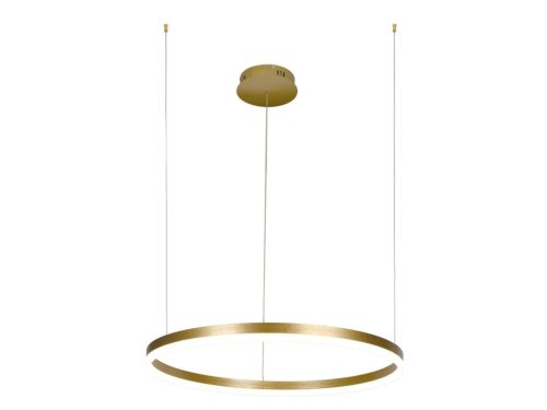 LED design mennyezeti lámpa 42W, 2800lm, 3000K-6500K, IP20, Ø600 mm, arany - J4378/G