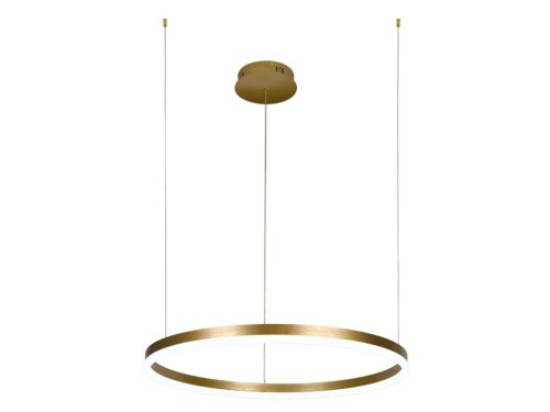 LED design mennyezeti lámpa 42W, 2800lm, 3000K-6500K, IP20, Ø600 mm, arany - J4378/G