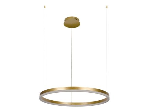 LED design mennyezeti lámpa 42W, 2800lm, 3000K-6500K, IP20, Ø600 mm, arany - J4378/G