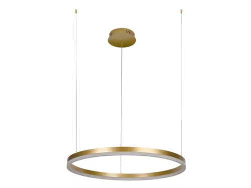 LED design mennyezeti lámpa 42W, 2800lm, 3000K-6500K, IP20, Ø600 mm, arany - J4378/G