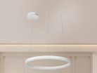 LED design mennyezeti lámpa 42W, 2800 lm, 3000K-6500K, IP20, 600mm - J4378/W