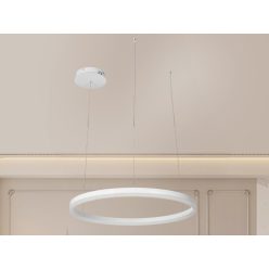   LED design mennyezeti lámpa 42W, 2800 lm, 3000K-6500K, IP20, 600mm - J4378/W