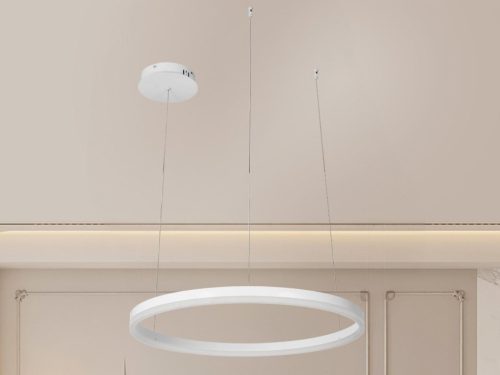 LED design mennyezeti lámpa 42W, 2800 lm, 3000K-6500K, IP20, 600mm - J4378/W