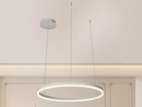 LED design mennyezeti lámpa 42W, 2800 lm, 3000K-6500K, IP20, 600mm - J4378/W