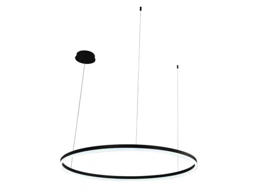 LED design mennyezeti lámpa 55W, 3700lm, 3000K-6500K, IP20, Ø800 mm, fekete - J4379/B