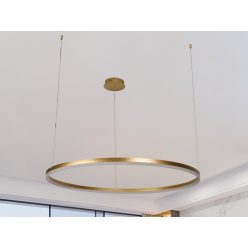   LED design mennyezeti lámpa 55W, 3700lm, 3000K-6500K, IP20, Ø800 mm, arany - J4379/G