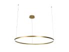 LED design mennyezeti lámpa 55W, 3700lm, 3000K-6500K, IP20, Ø800 mm, arany - J4379/G