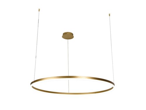 LED design mennyezeti lámpa 55W, 3700lm, 3000K-6500K, IP20, Ø800 mm, arany - J4379/G