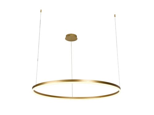 LED design mennyezeti lámpa 55W, 3700lm, 3000K-6500K, IP20, Ø800 mm, arany - J4379/G