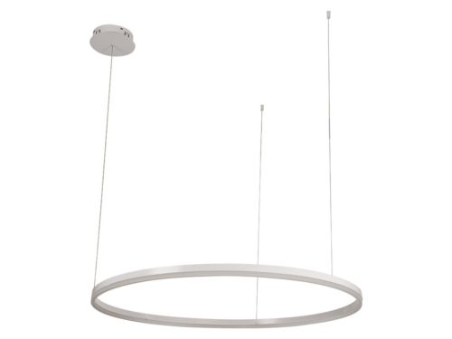 LED design mennyezeti lámpa 55W, 3700lm, 3000K-6500K, IP20, Ø800 mm, fehér - J4379/W
