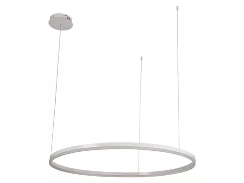 LED design mennyezeti lámpa 55W, 3700lm, 3000K-6500K, IP20, Ø800 mm, fehér - J4379/W