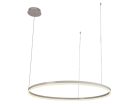 LED design mennyezeti lámpa 55W, 3700lm, 3000K-6500K, IP20, Ø800 mm, fehér - J4379/W