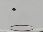 LED design mennyezeti lámpa 72W, 4800lm, 3000K-6500K, IP20, Ø1000 mm, fekete - J4380/B