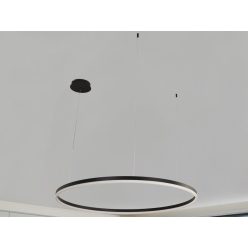   LED design mennyezeti lámpa 72W, 4800lm, 3000K-6500K, IP20, Ø1000 mm, fekete - J4380/B