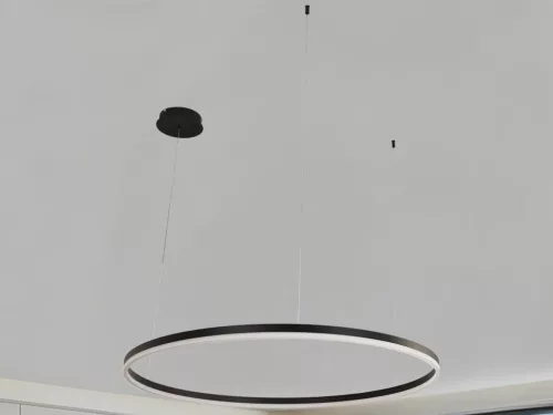 LED design mennyezeti lámpa 72W, 4800lm, 3000K-6500K, IP20, Ø1000 mm, fekete - J4380/B