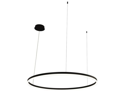 LED design mennyezeti lámpa 72W, 4800lm, 3000K-6500K, IP20, Ø1000 mm, fekete - J4380/B