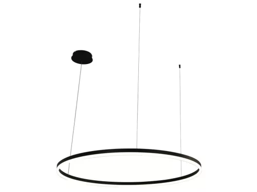 LED design mennyezeti lámpa 72W, 4800lm, 3000K-6500K, IP20, Ø1000 mm, fekete - J4380/B