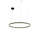 LED design mennyezeti lámpa 72W, 4800lm, 3000K-6500K, IP20, Ø1000 mm, fekete - J4380/B
