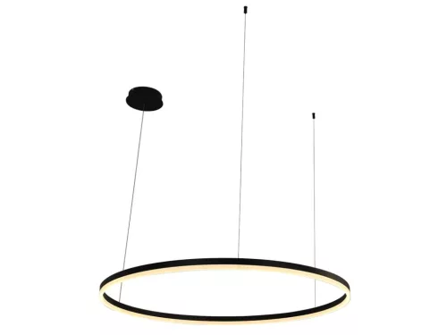 LED design mennyezeti lámpa 72W, 4800lm, 3000K-6500K, IP20, Ø1000 mm, fekete - J4380/B