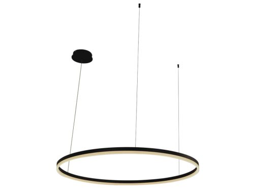 LED design mennyezeti lámpa 72W, 4800lm, 3000K-6500K, IP20, Ø1000 mm, fekete - J4380/B