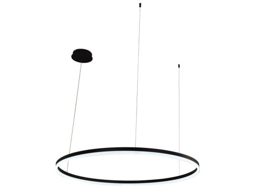 LED design mennyezeti lámpa 72W, 4800lm, 3000K-6500K, IP20, Ø1000 mm, fekete - J4380/B