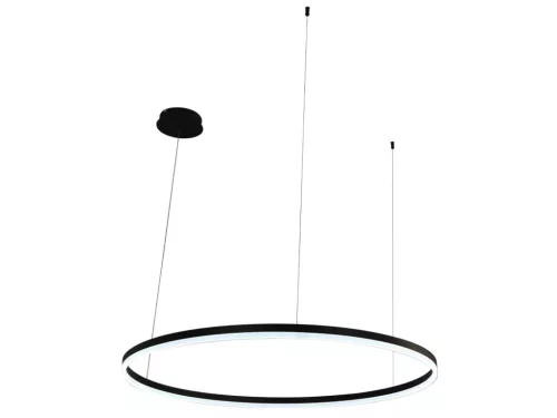 LED design mennyezeti lámpa 72W, 4800lm, 3000K-6500K, IP20, Ø1000 mm, fekete - J4380/B