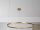 LED design mennyezeti lámpa 72W, 4800lm, 3000K-6500K, IP20, Ø1000 mm, arany - J4380/G