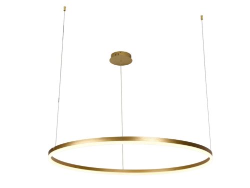 LED design mennyezeti lámpa 72W, 4800lm, 3000K-6500K, IP20, Ø1000 mm, arany - J4380/G