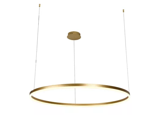 LED design mennyezeti lámpa 72W, 4800lm, 3000K-6500K, IP20, Ø1000 mm, arany - J4380/G