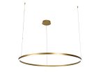 LED design mennyezeti lámpa 72W, 4800lm, 3000K-6500K, IP20, Ø1000 mm, arany - J4380/G