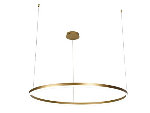 LED design mennyezeti lámpa 72W, 4800lm, 3000K-6500K, IP20, Ø1000 mm, arany - J4380/G