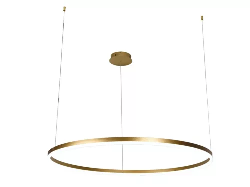 LED design mennyezeti lámpa 72W, 4800lm, 3000K-6500K, IP20, Ø1000 mm, arany - J4380/G