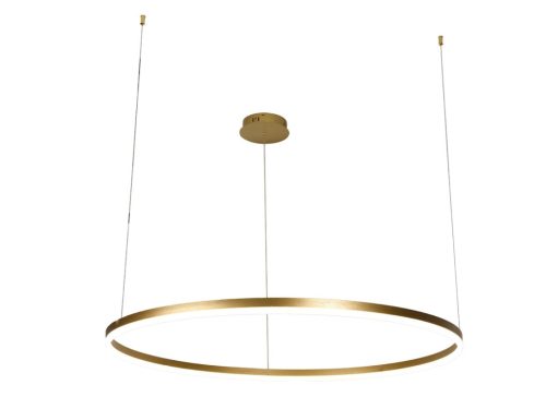 LED design mennyezeti lámpa 72W, 4800lm, 3000K-6500K, IP20, Ø1000 mm, arany - J4380/G