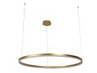 LED design mennyezeti lámpa 72W, 4800lm, 3000K-6500K, IP20, Ø1000 mm, arany - J4380/G
