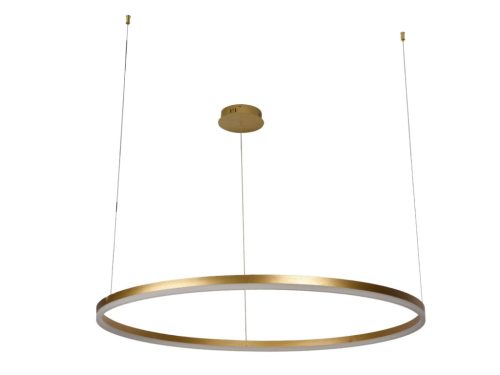 LED design mennyezeti lámpa 72W, 4800lm, 3000K-6500K, IP20, Ø1000 mm, arany - J4380/G