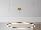 LED design mennyezeti lámpa 72W, 4800lm, 3000K-6500K, IP20, Ø1000 mm, arany - J4380/G