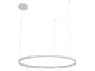 LED design mennyezeti lámpa 72W, 4800lm, 3000K-6500K, IP20, Ø1000 mm, fehér - J4380/W