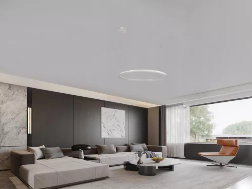 LED design mennyezeti lámpa 72W, 4800lm, 3000K-6500K, IP20, Ø1000 mm, fehér - J4380/W