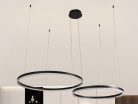 LED design mennyezeti lámpa 70W, 4600lm, 3000K-6500K, IP20, Ø400+600 mm - J4381/B