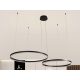 LED design mennyezeti lámpa 70W, 4600lm, 3000K-6500K, IP20, Ø400+600 mm - J4381/B