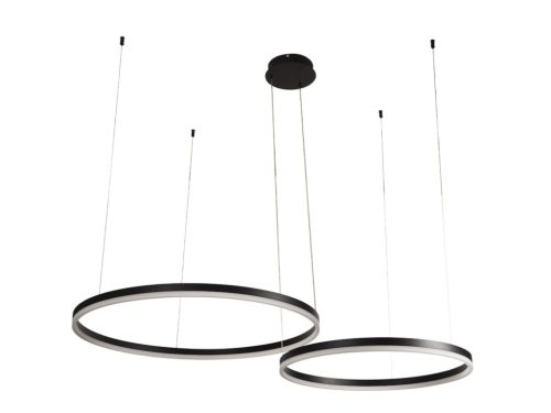LED design mennyezeti lámpa 70W, 4600lm, 3000K-6500K, IP20, Ø400+600 mm - J4381/B