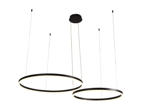 LED design mennyezeti lámpa 70W, 4600lm, 3000K-6500K, IP20, Ø400+600 mm - J4381/B