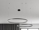 LED design mennyezeti lámpa 100W, 6500lm, 3000K-6500K, IP20, Ø600+800 mm - J4382/B