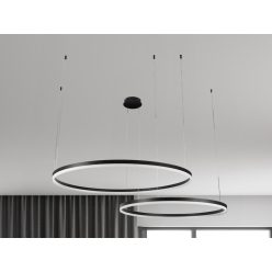   LED design mennyezeti lámpa 100W, 6500lm, 3000K-6500K, IP20, Ø600+800 mm - J4382/B